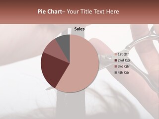 A Person Cutting A Piece Of Hair With A Pair Of Scissors PowerPoint Template