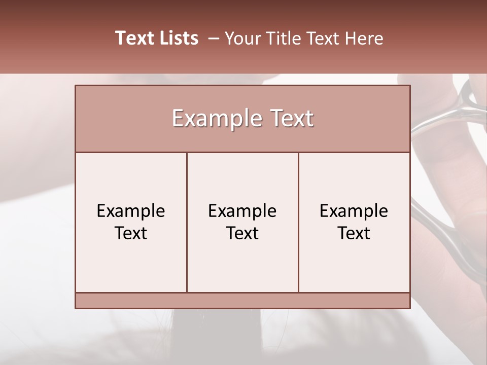 A Person Cutting A Piece Of Hair With A Pair Of Scissors PowerPoint Template