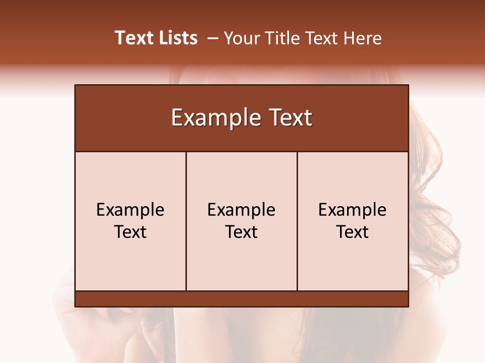 A Beautiful Woman Holding A Bottle Of Perfume PowerPoint Template