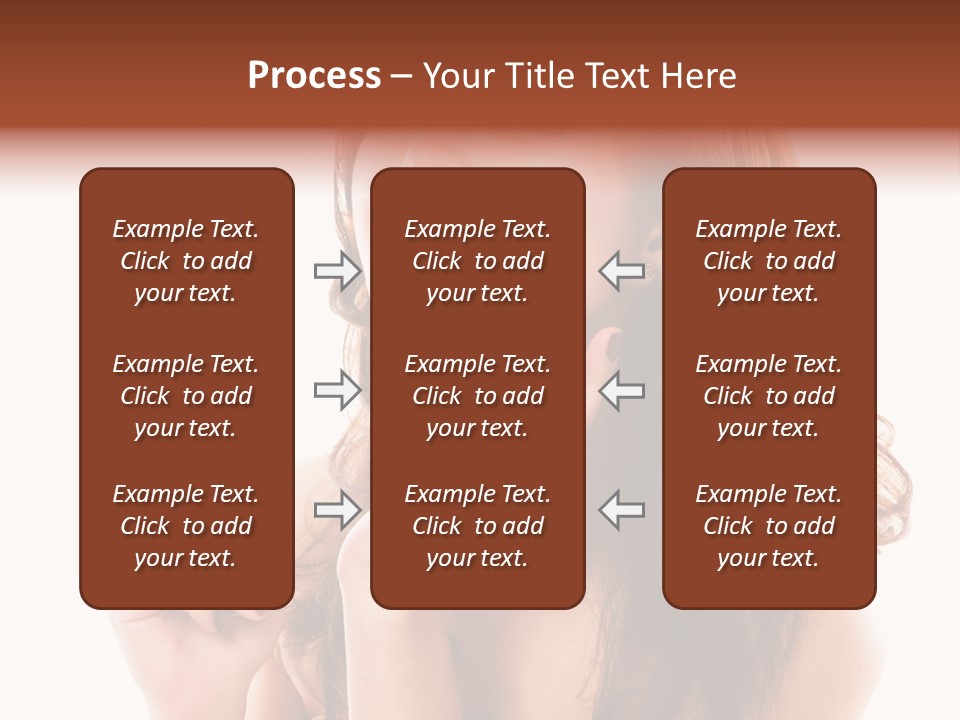 A Beautiful Woman Holding A Bottle Of Perfume PowerPoint Template