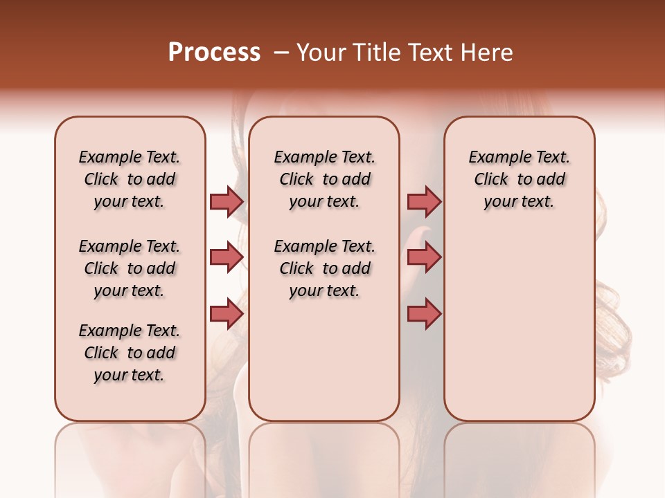 A Beautiful Woman Holding A Bottle Of Perfume PowerPoint Template