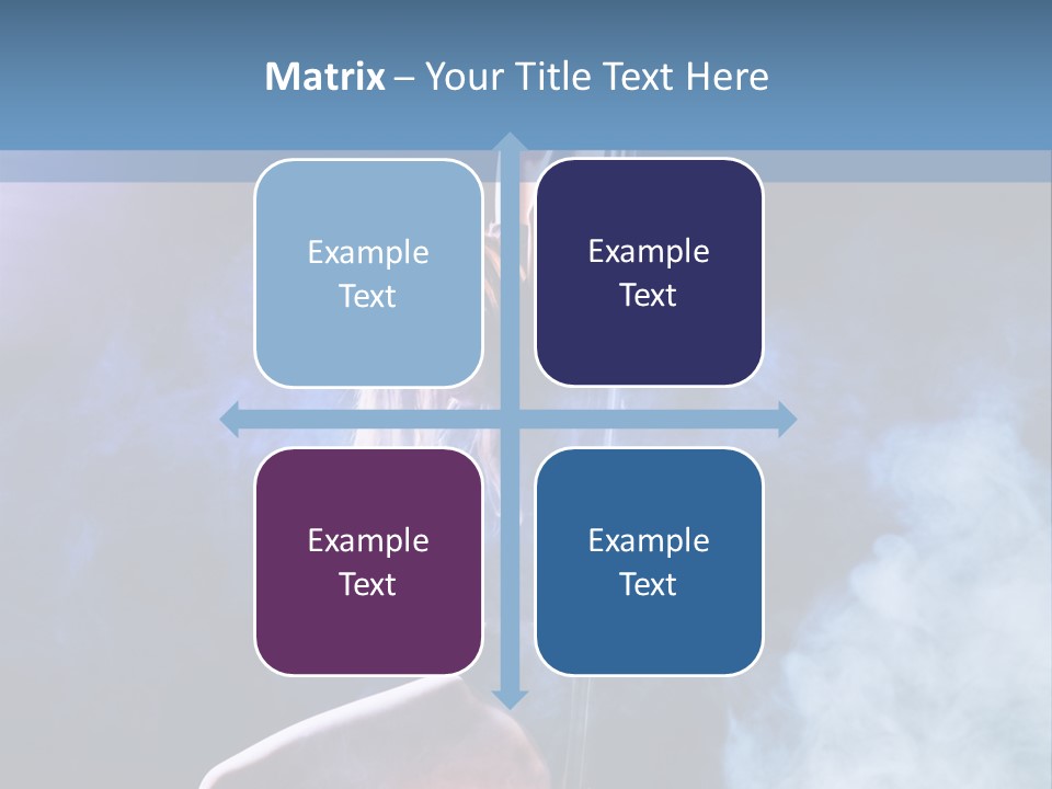 A Woman In A Pole Dancing Pose On A Stage PowerPoint Template