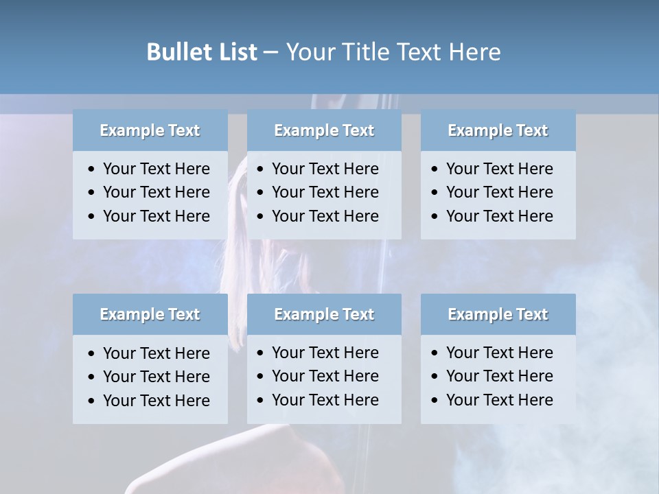 A Woman In A Pole Dancing Pose On A Stage PowerPoint Template