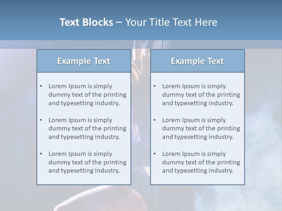 A Woman In A Pole Dancing Pose On A Stage PowerPoint Template