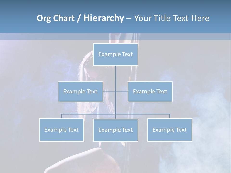 A Woman In A Pole Dancing Pose On A Stage PowerPoint Template