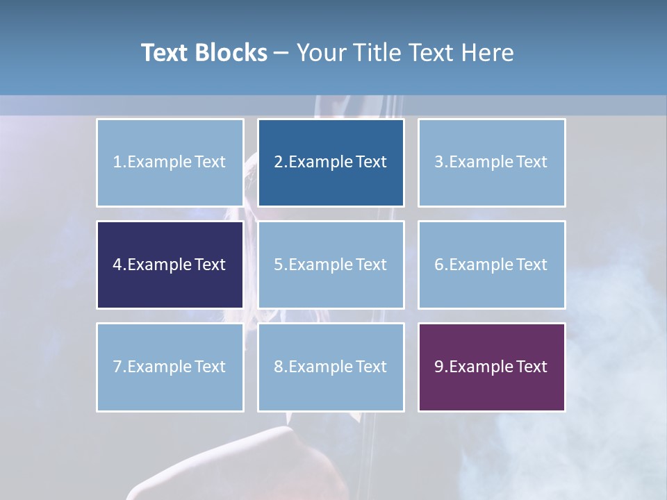 A Woman In A Pole Dancing Pose On A Stage PowerPoint Template