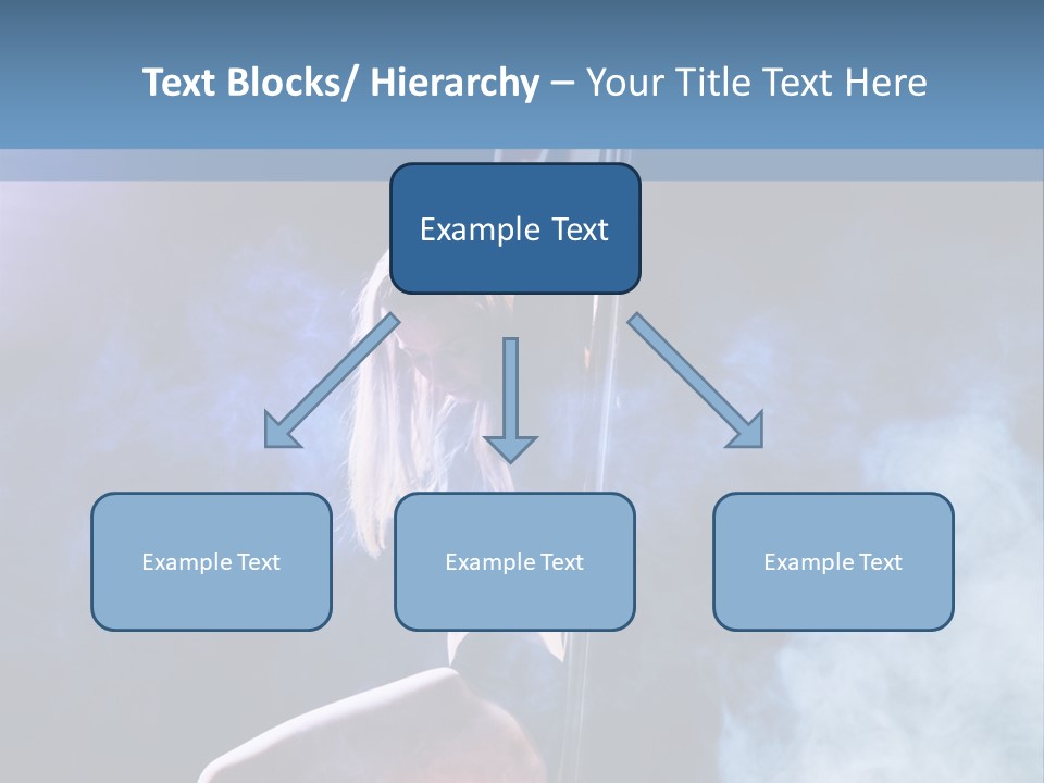 A Woman In A Pole Dancing Pose On A Stage PowerPoint Template