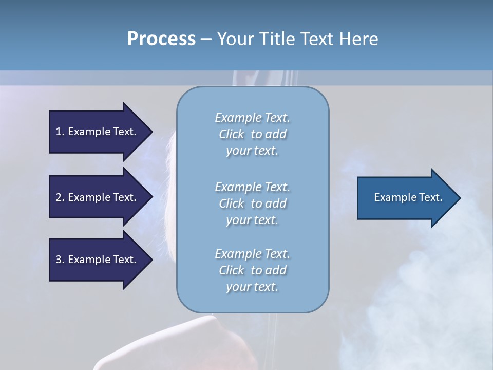 A Woman In A Pole Dancing Pose On A Stage PowerPoint Template