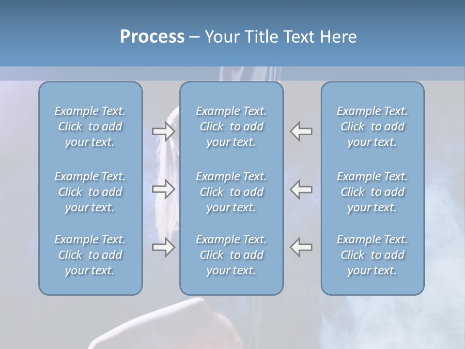A Woman In A Pole Dancing Pose On A Stage PowerPoint Template