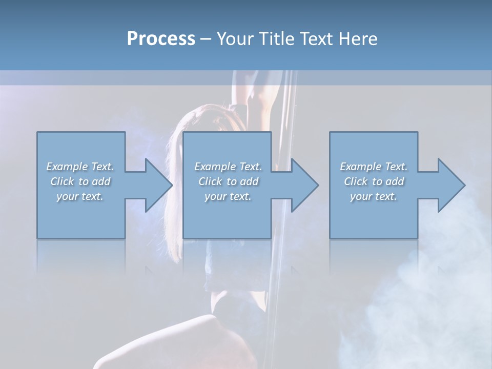 A Woman In A Pole Dancing Pose On A Stage PowerPoint Template