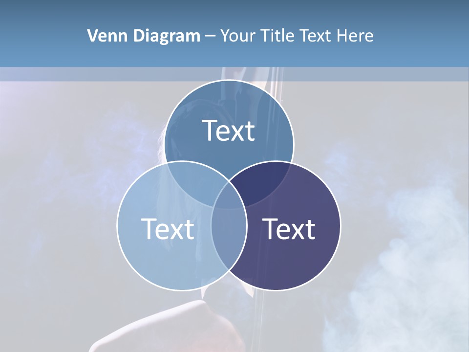 A Woman In A Pole Dancing Pose On A Stage PowerPoint Template