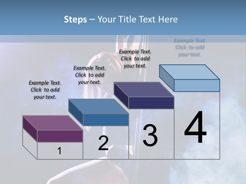 A Woman In A Pole Dancing Pose On A Stage PowerPoint Template