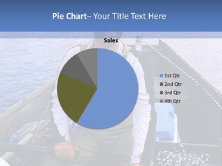 A Man Sitting In A Boat On The Water PowerPoint Template
