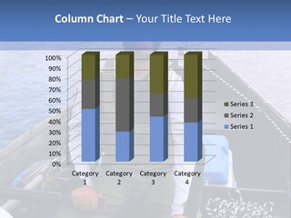 A Man Sitting In A Boat On The Water PowerPoint Template