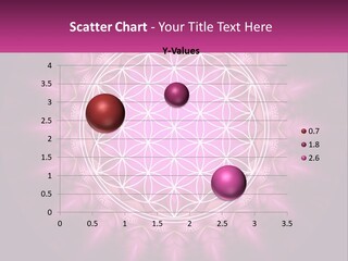 A Pink Flower Of Life Powerpoint Presentation PowerPoint Template