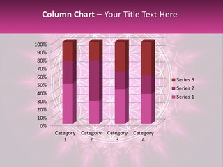 A Pink Flower Of Life Powerpoint Presentation PowerPoint Template