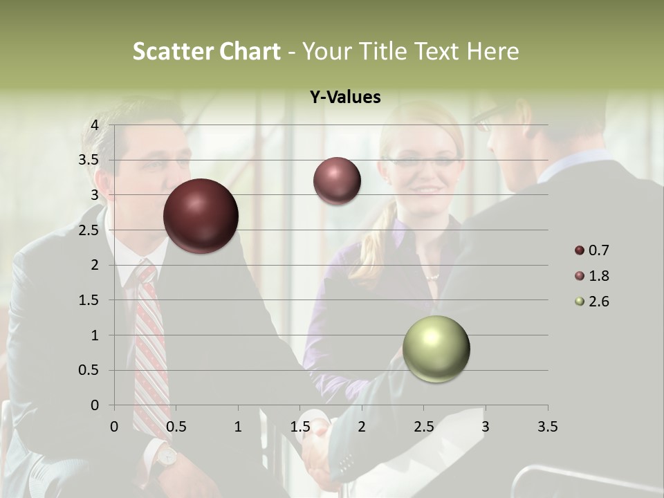 A Group Of People Sitting Around A Table Shaking Hands PowerPoint Template