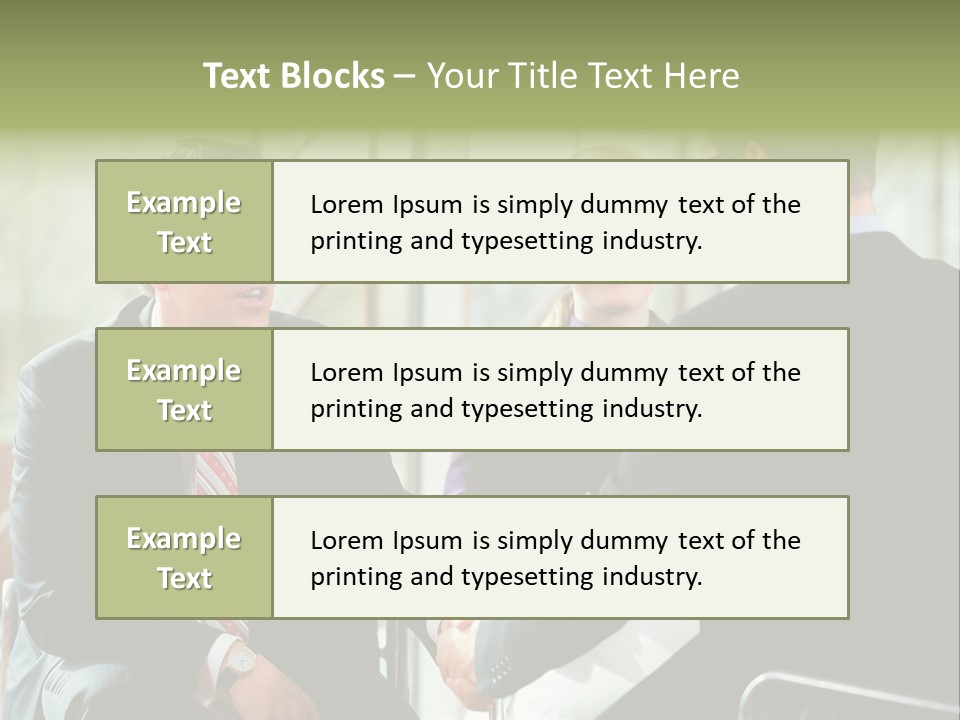 A Group Of People Sitting Around A Table Shaking Hands PowerPoint Template
