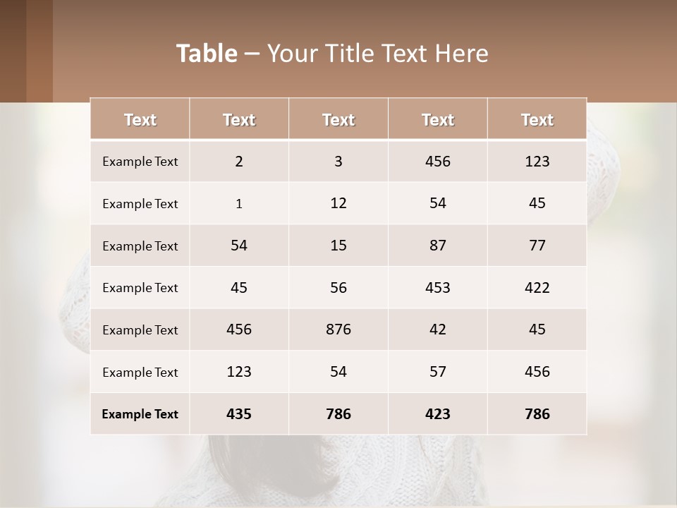 A Woman Holding Her Hair In Front Of Her Head PowerPoint Template