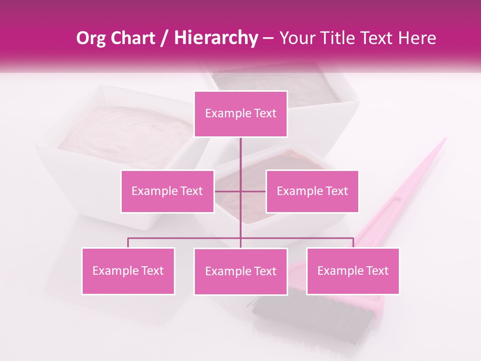 Three Bowls Of Food With A Spoon On A Table PowerPoint Template