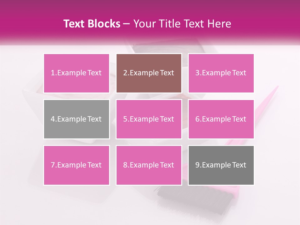 Three Bowls Of Food With A Spoon On A Table PowerPoint Template