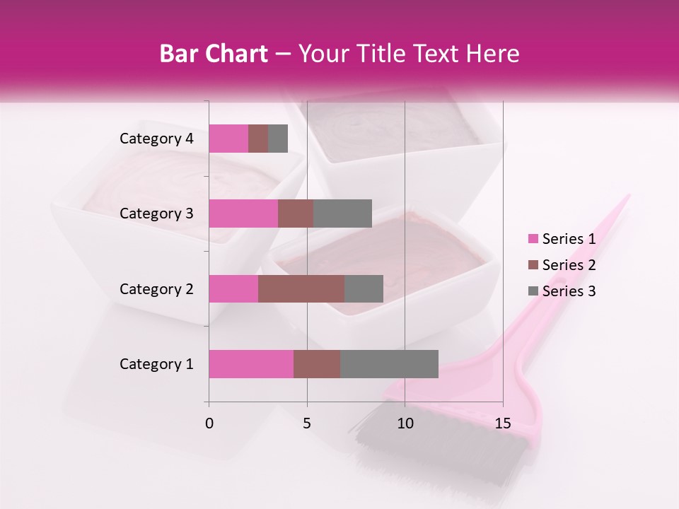 Three Bowls Of Food With A Spoon On A Table PowerPoint Template