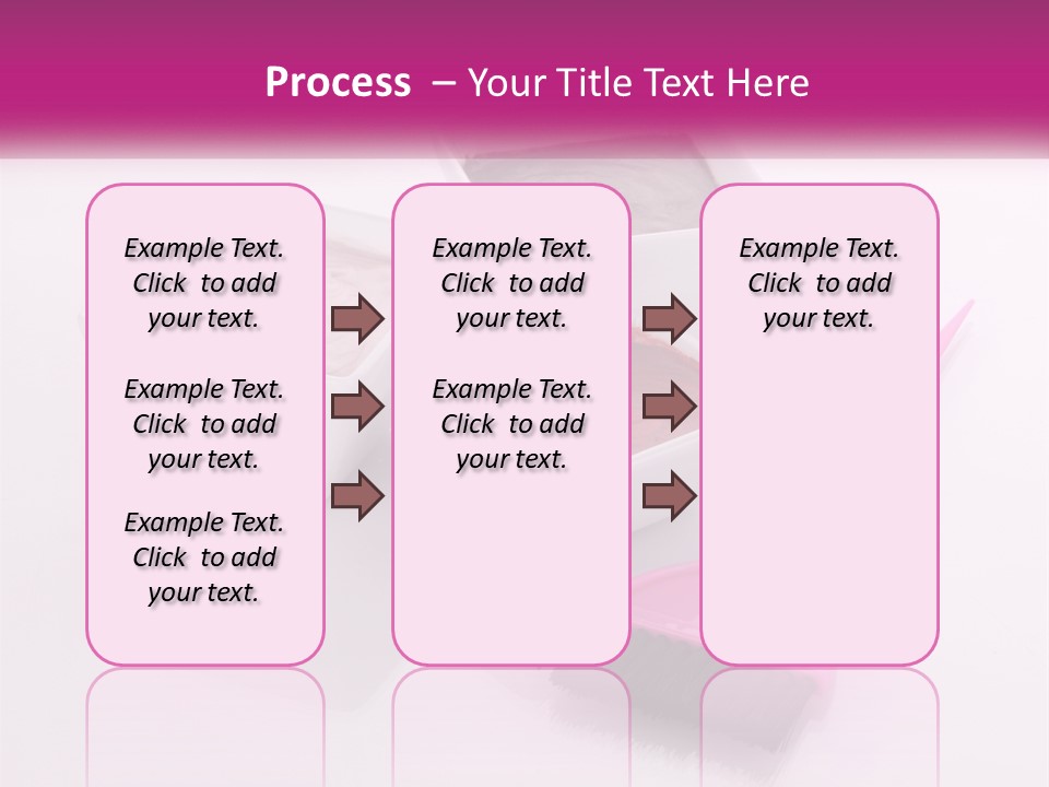 Three Bowls Of Food With A Spoon On A Table PowerPoint Template