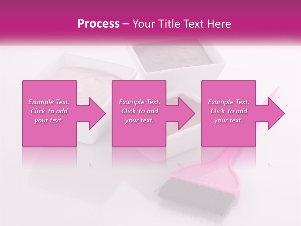 Three Bowls Of Food With A Spoon On A Table PowerPoint Template