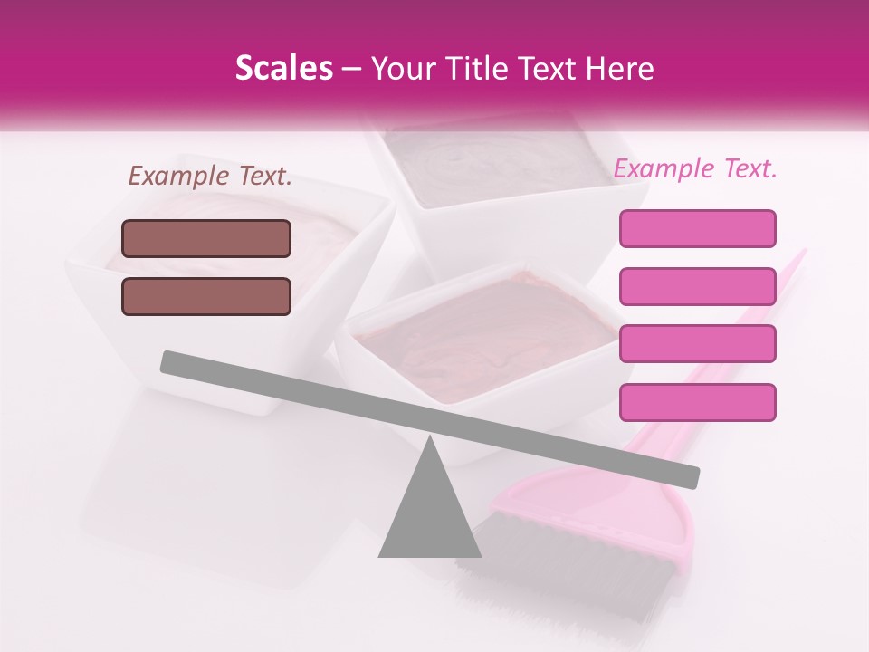 Three Bowls Of Food With A Spoon On A Table PowerPoint Template