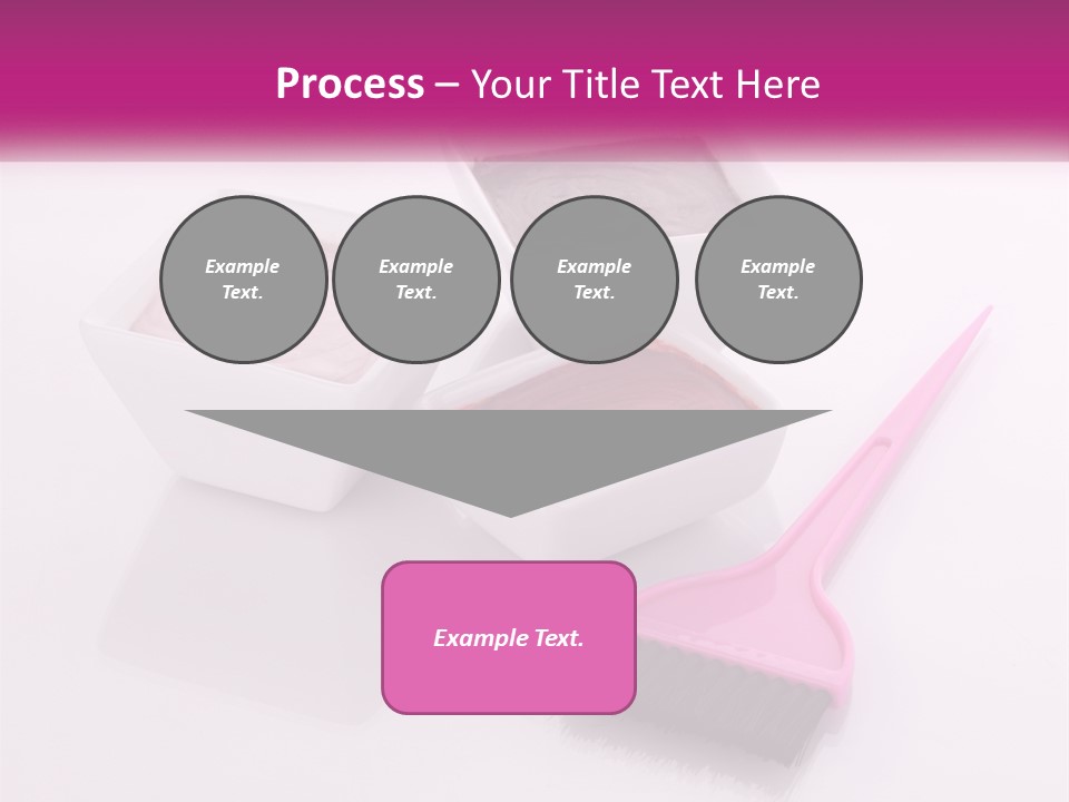 Three Bowls Of Food With A Spoon On A Table PowerPoint Template