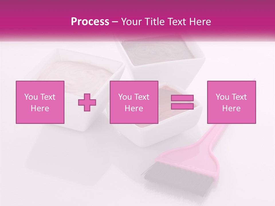 Three Bowls Of Food With A Spoon On A Table PowerPoint Template