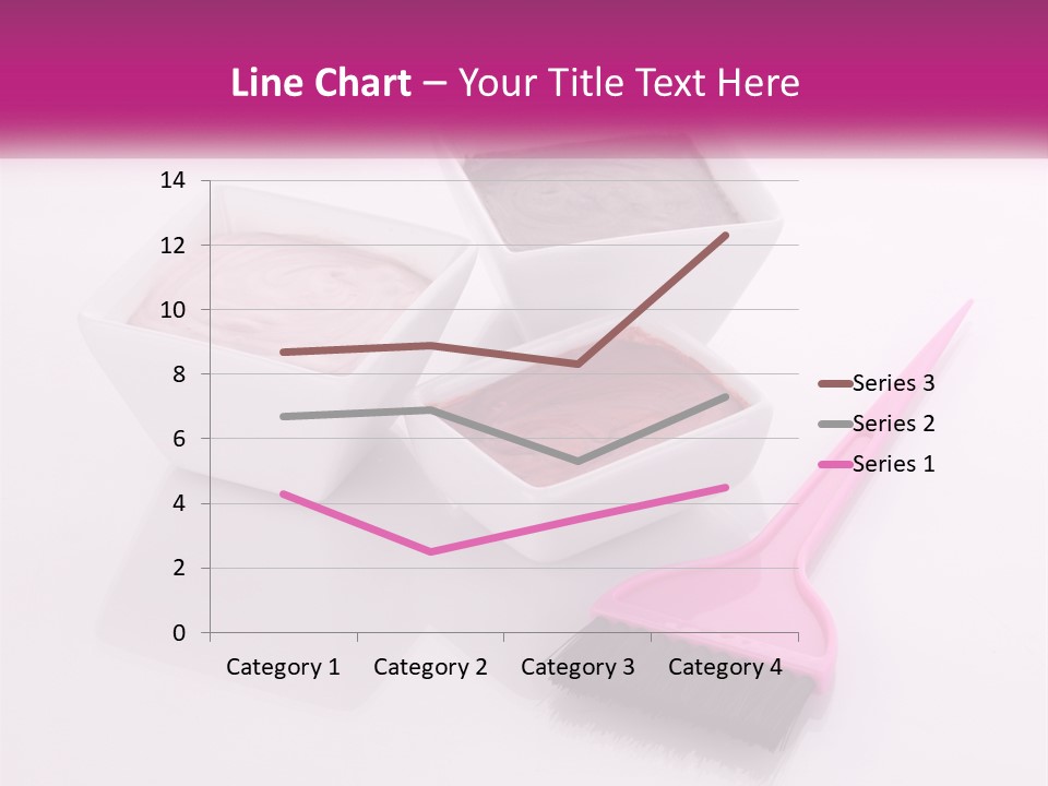 Three Bowls Of Food With A Spoon On A Table PowerPoint Template