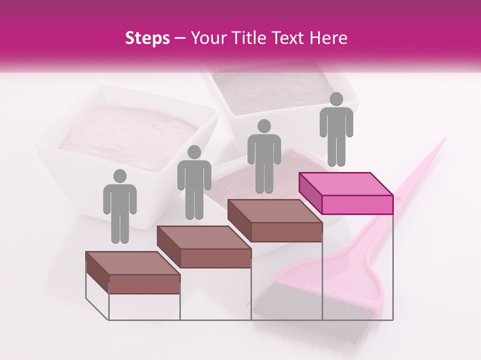 Three Bowls Of Food With A Spoon On A Table PowerPoint Template