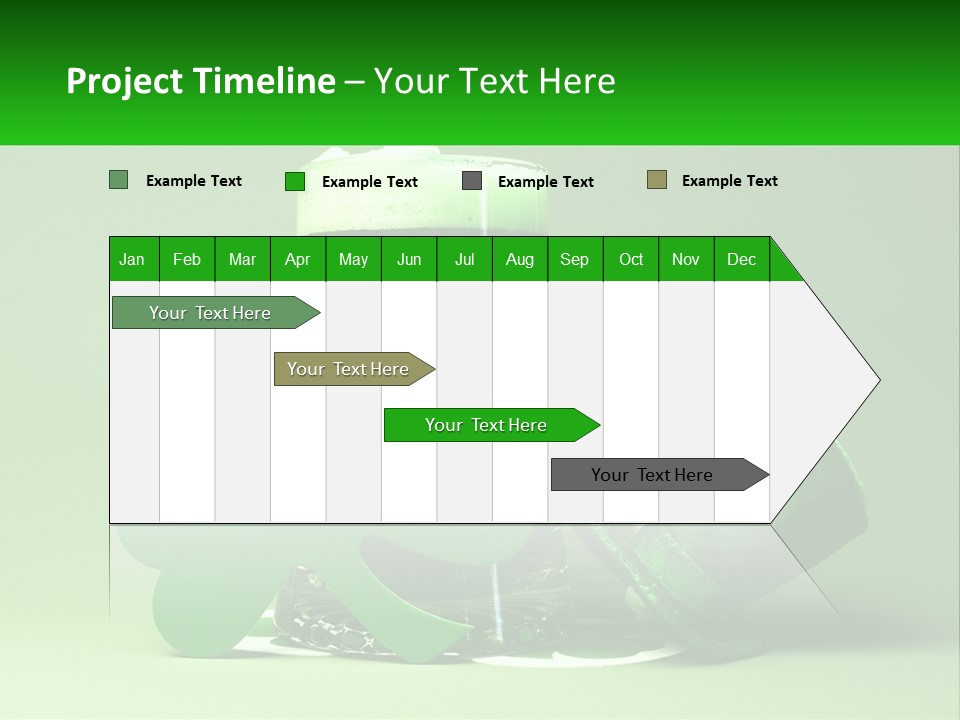 A Glass Of Beer With A Shamrock Next To It PowerPoint Template