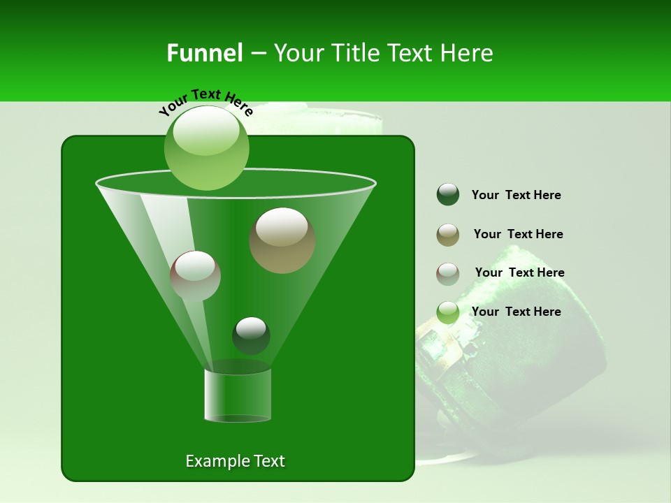 A Glass Of Beer With A Shamrock Next To It PowerPoint Template