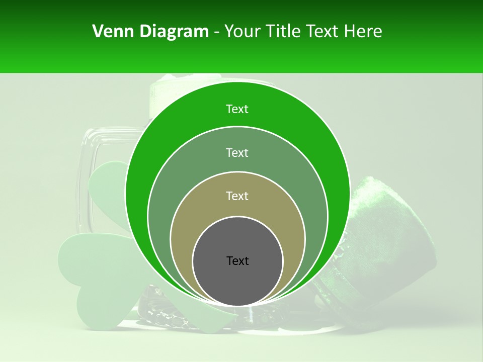 A Glass Of Beer With A Shamrock Next To It PowerPoint Template