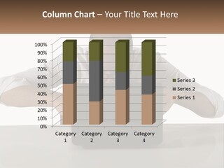 A Man Sitting In Front Of A Laptop Computer PowerPoint Template