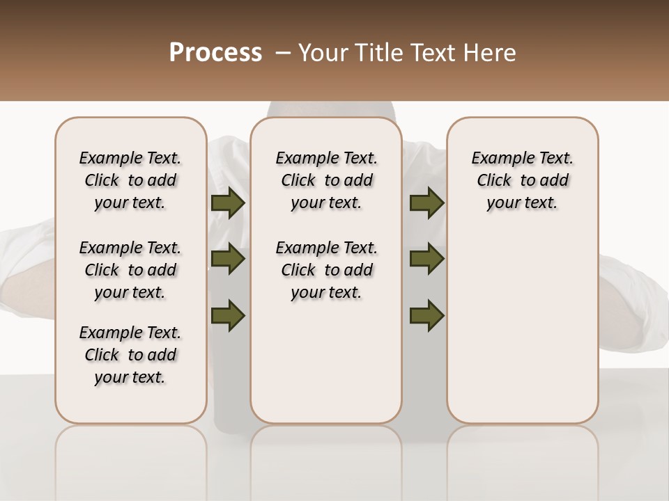 A Man Sitting In Front Of A Laptop Computer PowerPoint Template