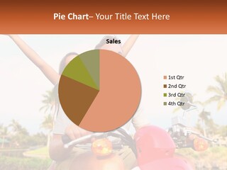 A Man And A Woman Riding On A Motorcycle PowerPoint Template