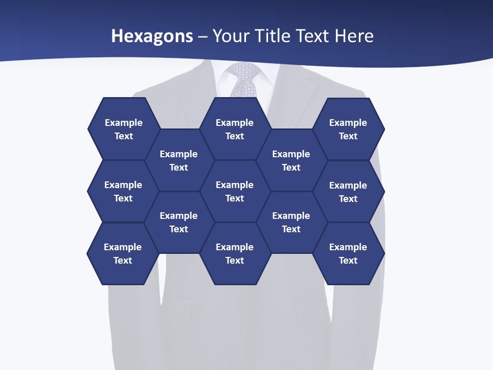 A Suit And Tie On A Mannequin PowerPoint Template