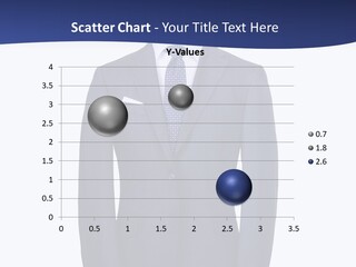 A Suit And Tie On A Mannequin PowerPoint Template