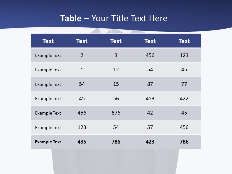 A Suit And Tie On A Mannequin PowerPoint Template