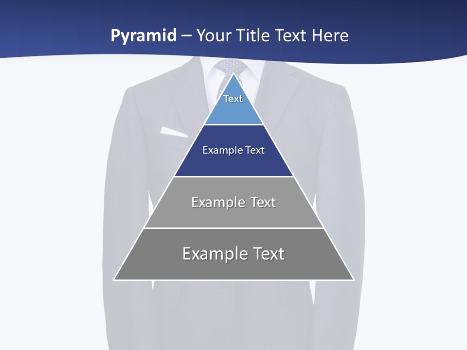 A Suit And Tie On A Mannequin PowerPoint Template