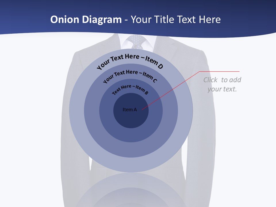 A Suit And Tie On A Mannequin PowerPoint Template