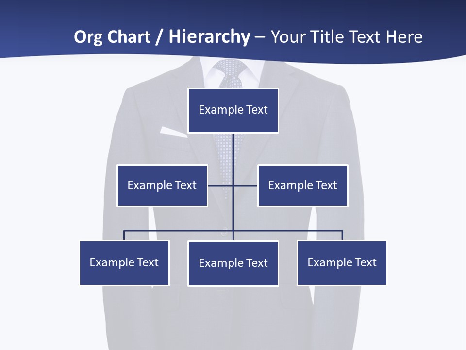 A Suit And Tie On A Mannequin PowerPoint Template