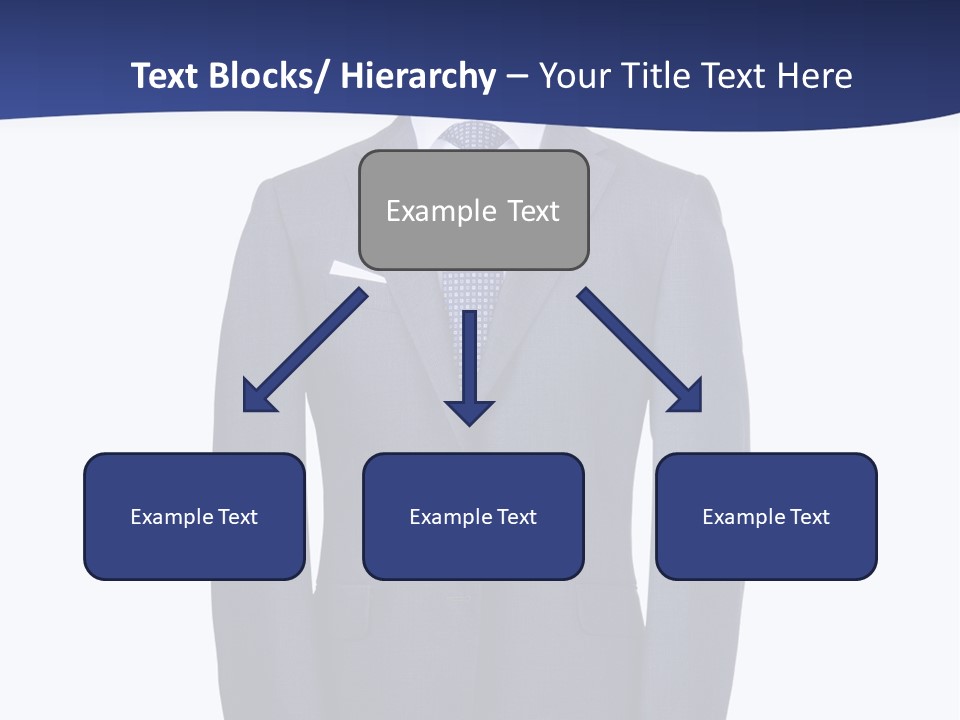 A Suit And Tie On A Mannequin PowerPoint Template