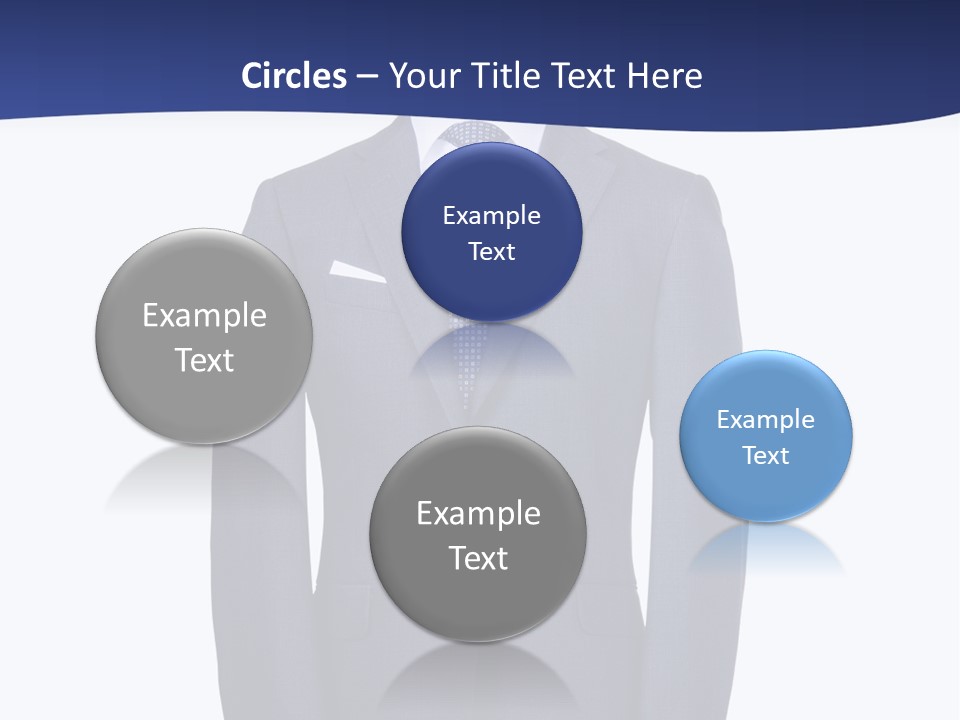 A Suit And Tie On A Mannequin PowerPoint Template