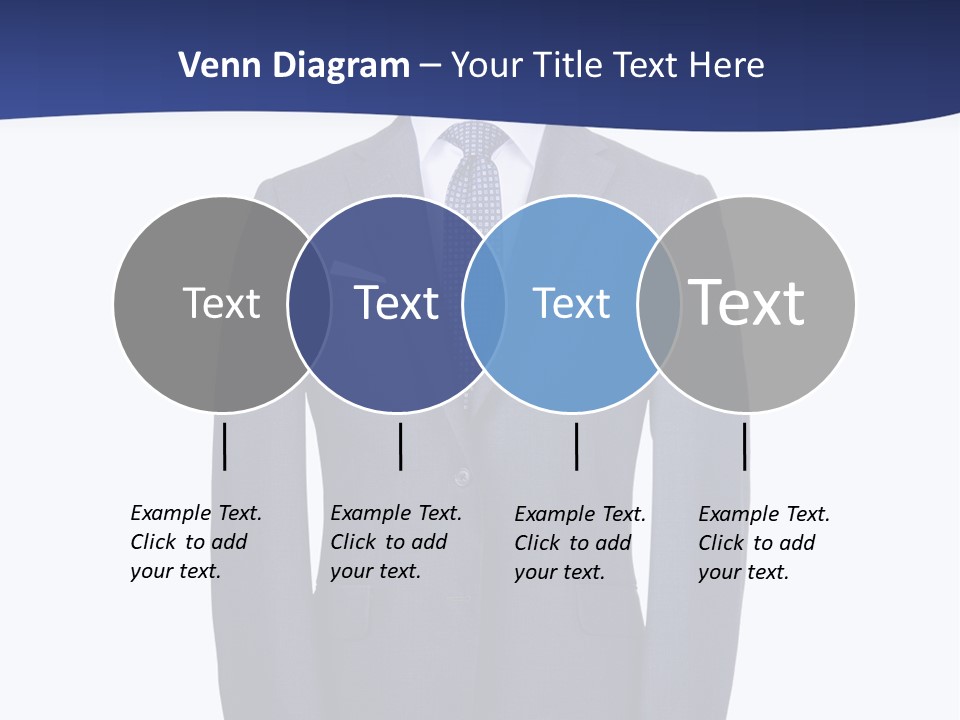 A Suit And Tie On A Mannequin PowerPoint Template