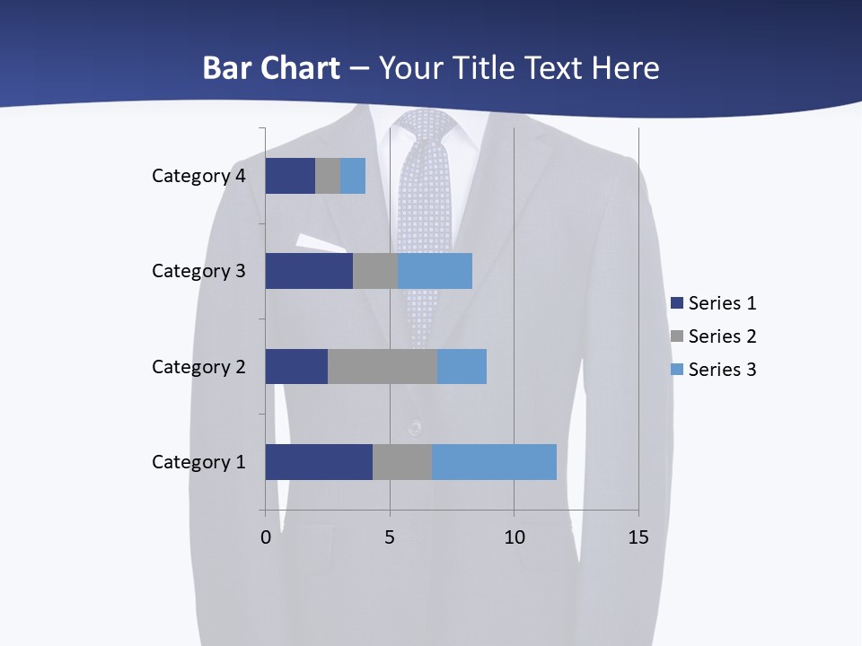 A Suit And Tie On A Mannequin PowerPoint Template