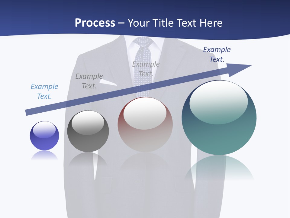 A Suit And Tie On A Mannequin PowerPoint Template